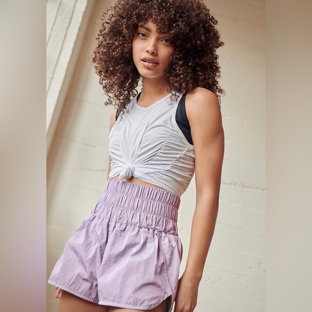 Free People - The Way Home Shorts - Dusty Lavender